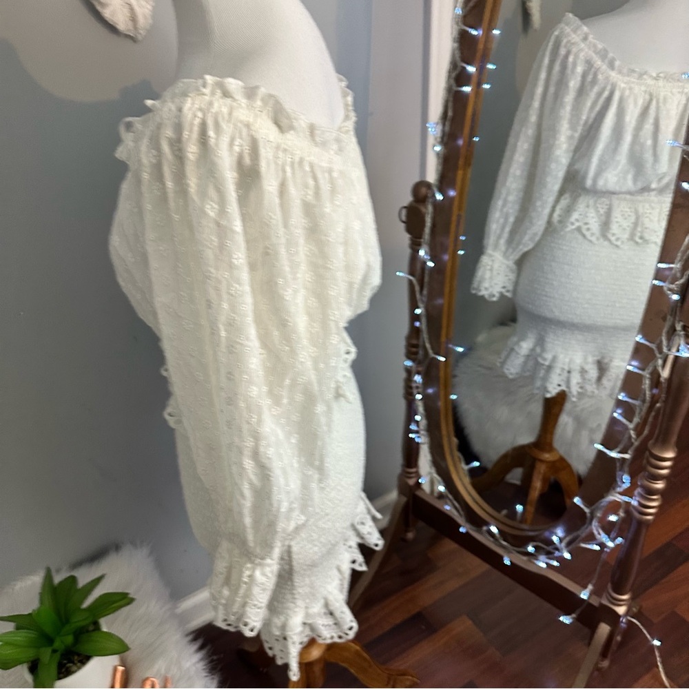 •nwt• Spell Daisy Chain Ruched Mini Dress - Picture 11 of 15